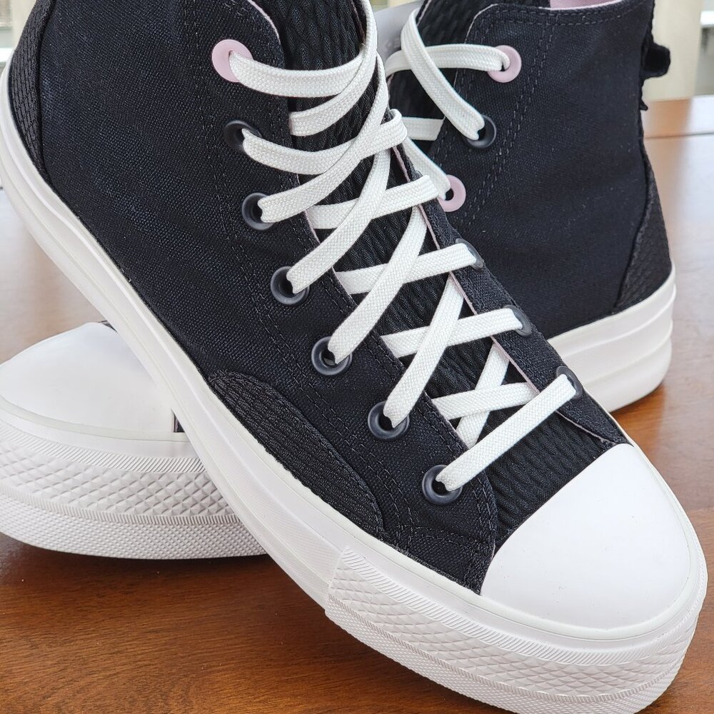 Converse Women's CTAS Lift Hi Platform Future Utility 572420C Black Multi Sizes - Picture 7 of 12